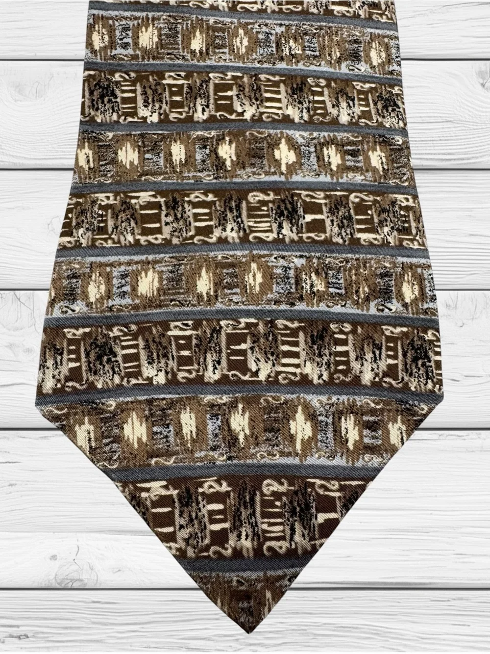 Vintage Zylos George Machado 100% Silk Tie